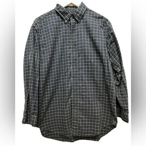Polo Ralph Lauren Vintage Check Shirt Green Blue Yellow - Size L Classic Fit Men